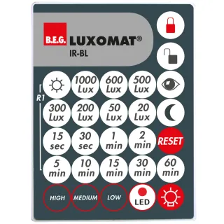 Ir-Bl Télécommande De Réglage Pour Détecteurs De Mouvement Bl2/Bl4