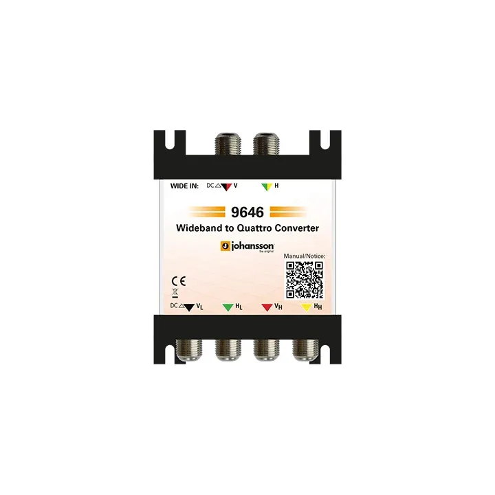 CONVERTISSEUR LARGE BANDE sup. QUATTRO  / 2 ENTREES - 4 SORTIES