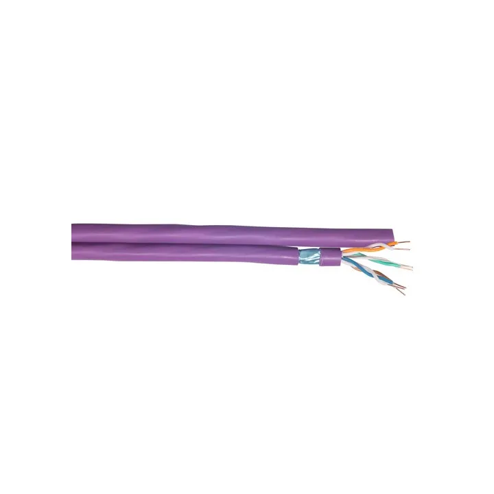Câble Cat6A F/Ftp Lszh 2X4P En 500Mètremmc