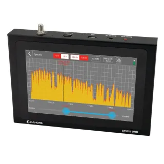 Mesureur Tactile 8,9" 4K Uhd, Dvbs/S2, Dvbt/T2, Dvbc/C2, Iptv