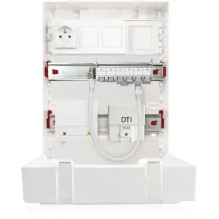 Tableau de communication TC 3501 Saillie G3 1P 4 RJ45 Cat6A avec Capot