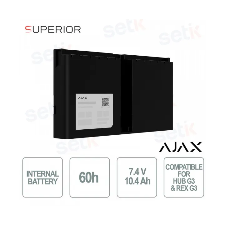 [149038.376.BL] Ajax Superior Batterie interne (60h) NOIR