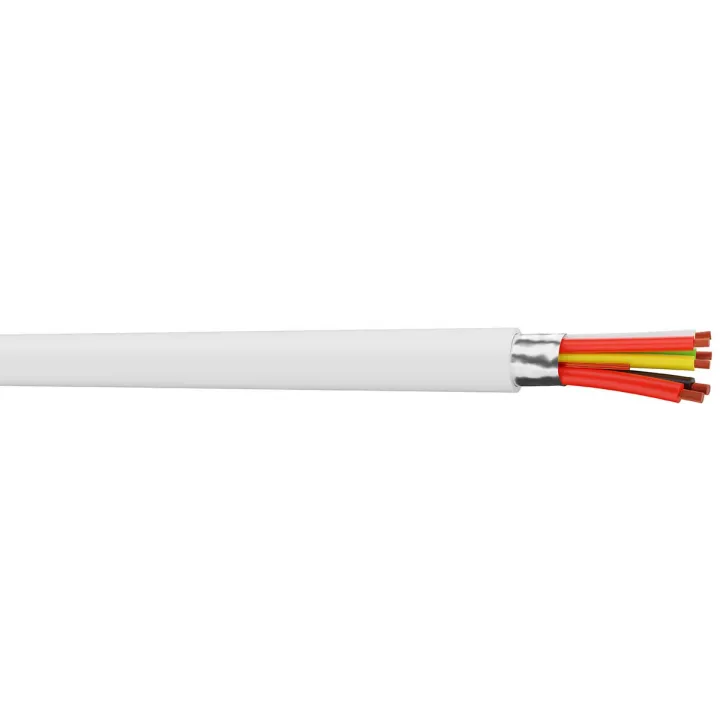 2 X 0.75 + 10 X 0.22 Ae Câble De Commande / Pvc Blanc - Boîte 100M