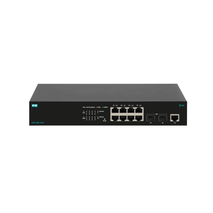 Switch 8 GE POE, 4 SFP, L2