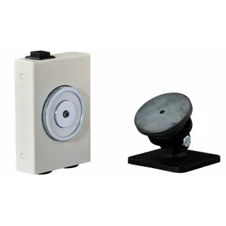 KIT VEM45-50BCI - Ventouse murale boitier compact à rupture - 50 daN - Monotension 24VCC + Contre Plaque Fixe (mini 12p)
