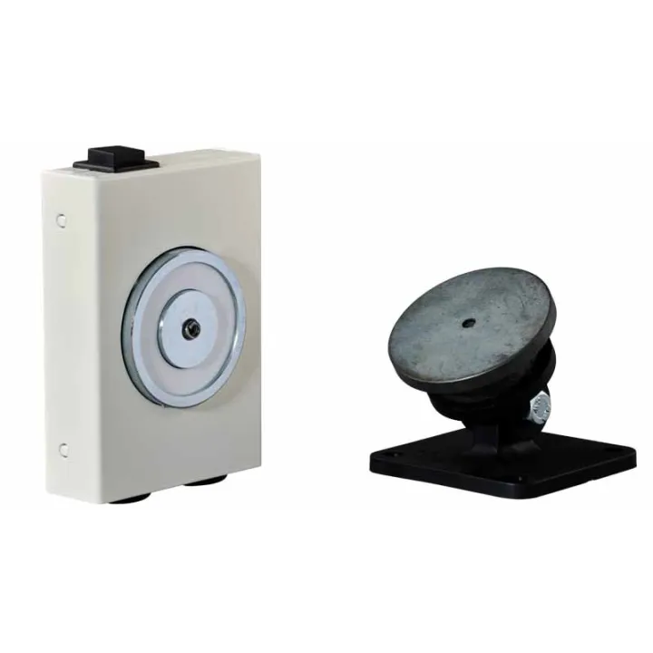 KIT VEM45-50BCI - Ventouse murale boitier compact à rupture - 50 daN - Monotension 24VCC + Contre Plaque Fixe (mini 12p)