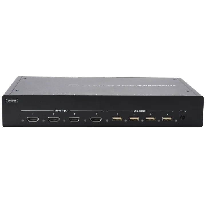 SWITCH KVM HDMI 4 PORTS Boite 1 PC