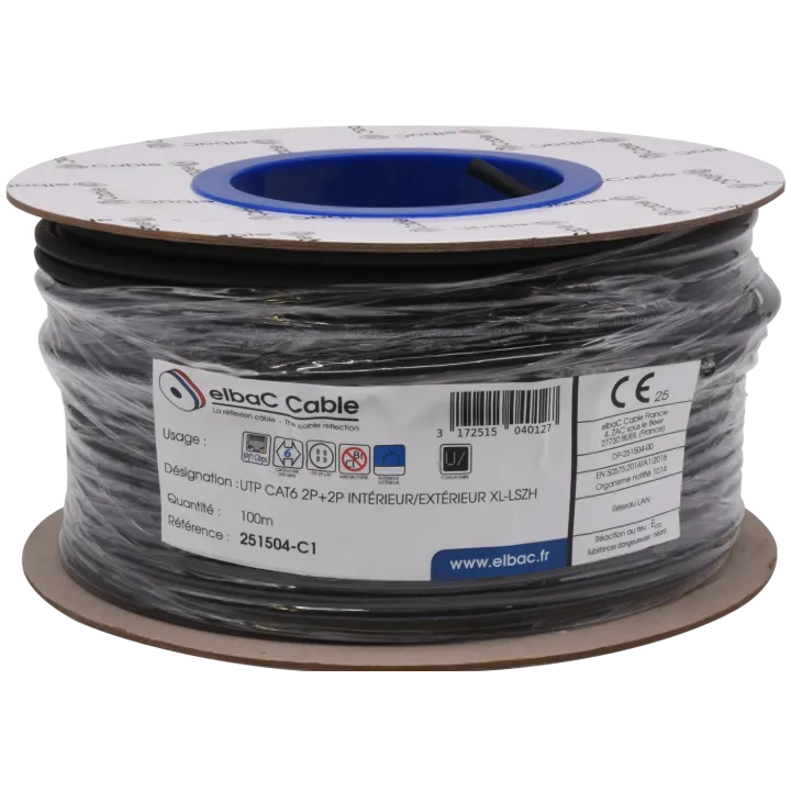 UTP CAT6 INTERIEUR/EXTERIEUR 100M