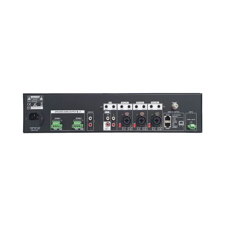 Ampli préamplificateur 120W de 2 zones Bluetooth