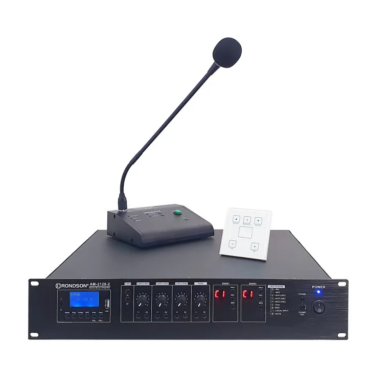 Ampli préamplificateur 120W de 2 zones Bluetooth