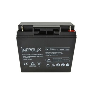 Batterie Rechargeable Vrla 12V / 18 Ah - Bac Fr Ul94 V-0 - 181 X 77 X 167 Mm