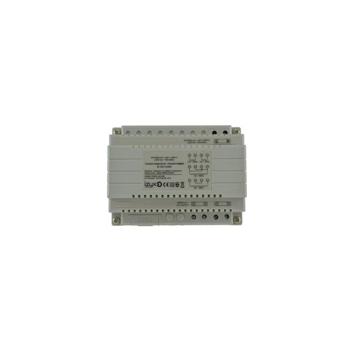 Transformateur Rail Din 7M 230V Ac / 12/24V Ac / 80Va (6,6A/3,3A)