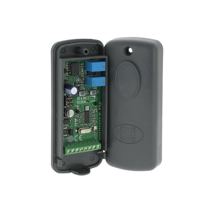 Récepteur bicanal pour l'extérieur IP54, 12 - 24V en 433,92MHz