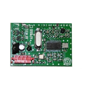 Carte radio fréquence embrochable en 433,92 MHz