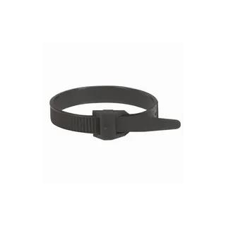 Collier Colson Noir Protégé Ultraviolet Denture Extérieure Larg.9Mm, Long. 185Mm