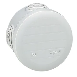 Boîte De Dérivation Ronde Plexo Ø70Mm Hauteur 45Mm - Gris Ral7035