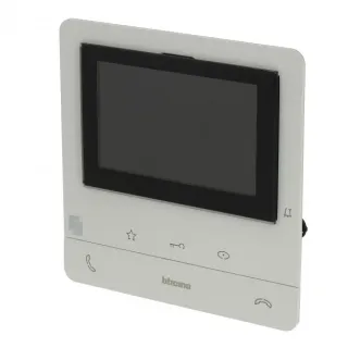 Poste Intérieur Écran 5Pouces Classe 100 Basique + Boucle Inductive - Blanc