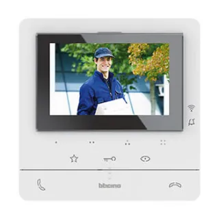 Poste Intérieur Écran 5Pouces Classe 100X Connecté + Boucle Inductive - Blanc