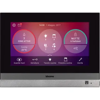 Ecran 7Pouces Hometouch Portier Ou Gestion Myhome_Up - Alu