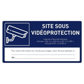 Etiquette Videoprotection