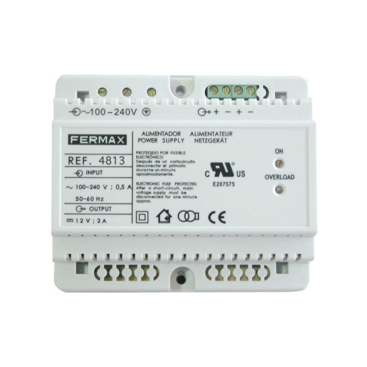 Alimentation 12Vdc/2A. Din5