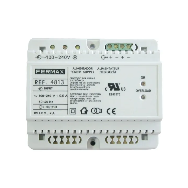 Alimentation 12Vdc/2A. Din5