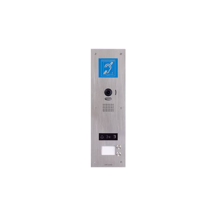 Platine Vidéo Inox Encastrée 2Bp Avec Synthèse Vocale, Pictos Lu