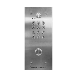Clavier À Codes 100 Combinaisons Façade Inox Encastrée