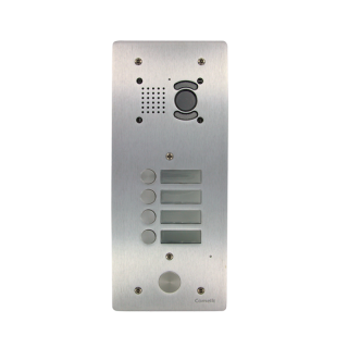 Platine 4 Bouton Poussoir Type Av4 Vidéo + Module Mh Inclu