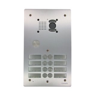 Platine 12 Bouton Poussoir Type Av4 Vidéo + Module Mh Inclu