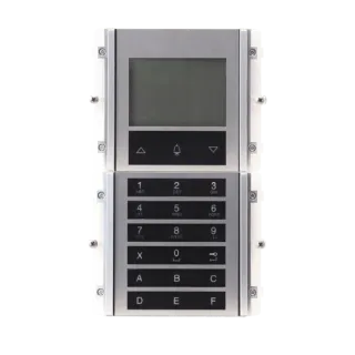 Série Ikall Metal - Module Appel Digital, Simplebus 2 Et Vip, Écran Lcd, 21