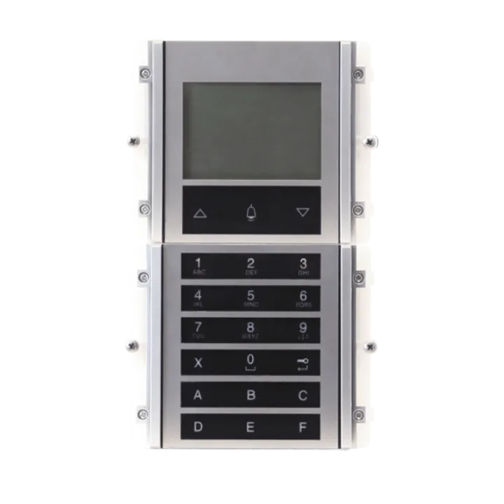 Série Ikall Metal - Module Appel Digital, Simplebus 2 Et Vip, Écran Lcd, 21