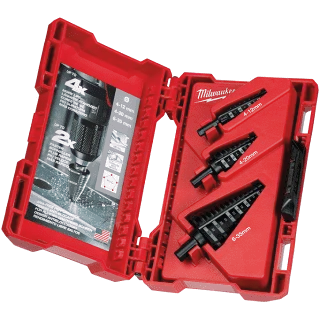 Coffret Foret Étagé Shockwave 3Pcs-Ø 4 À 12 Mm, Pa De 1 Mm