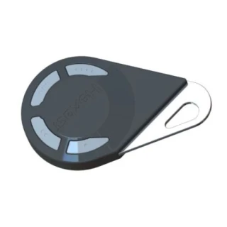Télécommande 4 Boutons Hexact Noire - 868 Mhz - Bi-Technologies