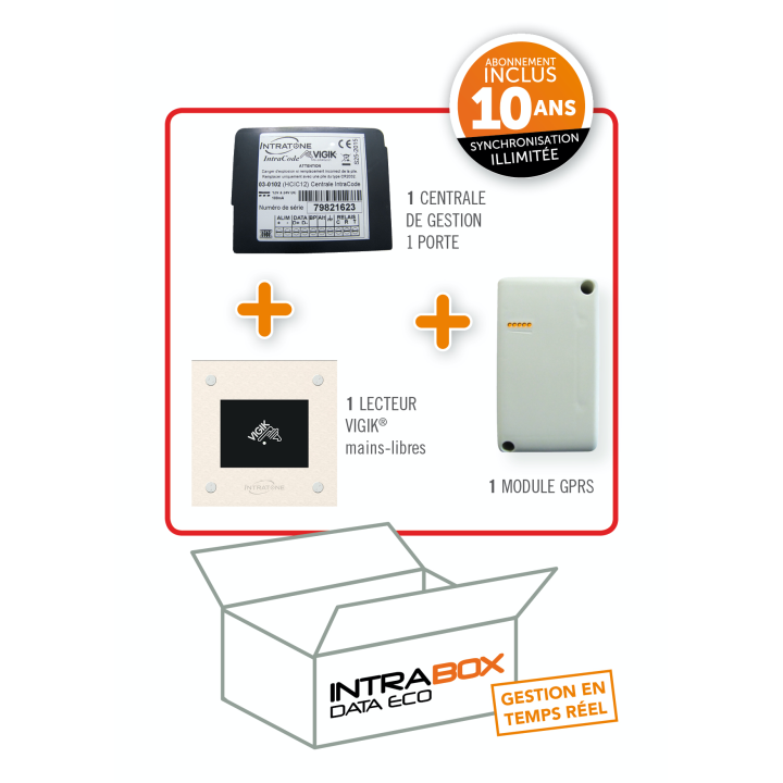 Intrabox Data Eco Lecteur de proximité Vigik® mains-libres