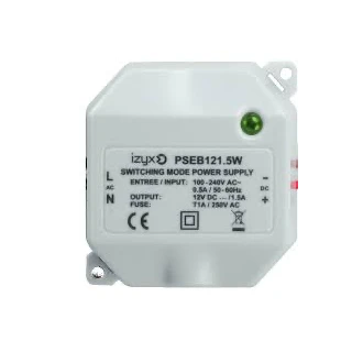 Alimentation Miniature 230V Ac/12V Dc/1,5A Bornier A Vi