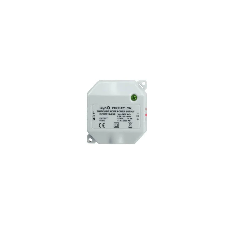 Alimentation Miniature 230V Ac/12V Dc/1,5A Bornier A Vi