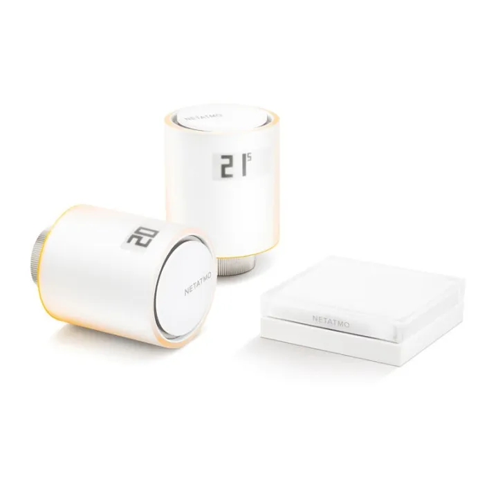 Starter Pack Tête Thermostatique Intelligente Netatmo Connecté