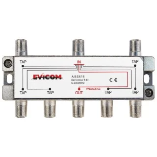 Dérivateur 5 - 2 300 MHz 6 sorties  -16 dB