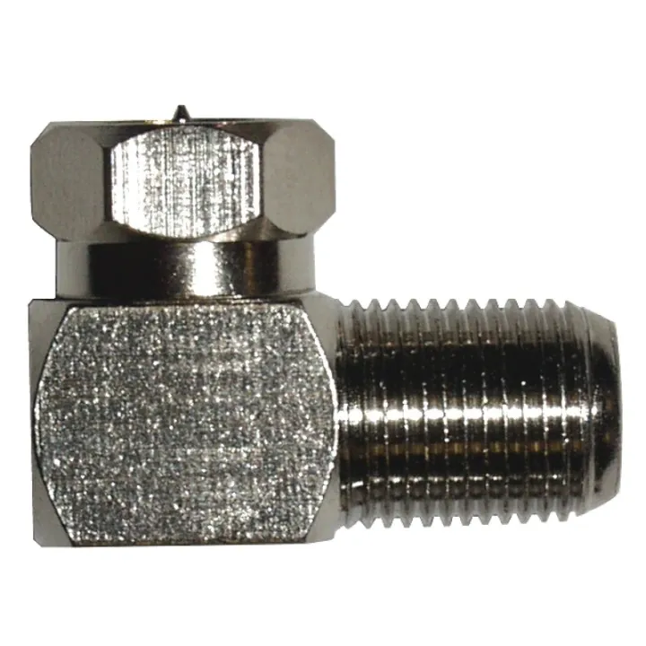 Raccord coudé 90° F mâle  - F femelle .