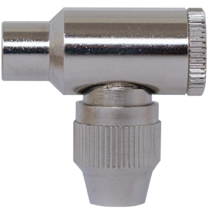 Connecteur Iec 9.52 Mâle Tv Métallique Coudée