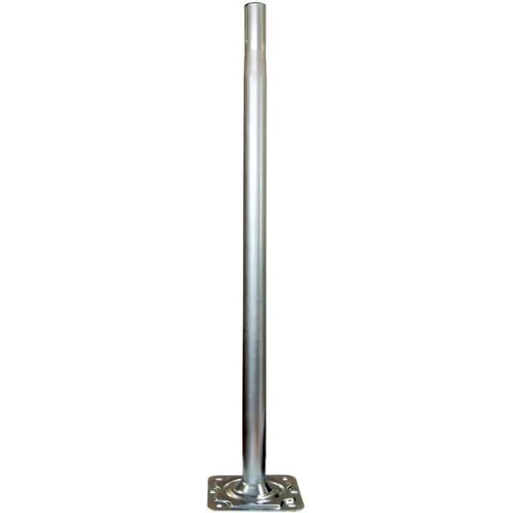 Pieds Terrasse Hauteur 1 M, Diamètre 50 Mm (Zinc Bichromaté)