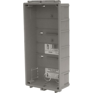 Boîtier D'Encastrement Pvc 2 Modules Pour Platine Nexa Inox