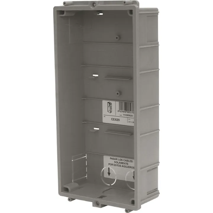 Boîtier D'Encastrement Pvc 2 Modules Pour Platine Nexa Inox