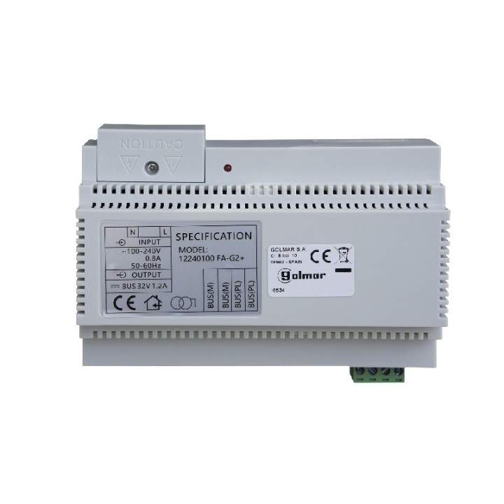 Alimentation Modulaire Bus G2P Et Kits Soul Vidéo 30 Vcc / 1.5 A, 8 Modules Din