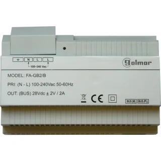 Alimentation Modulaire Bus Gb2 28 Vcc / 31 Va, 8 Modules Din
