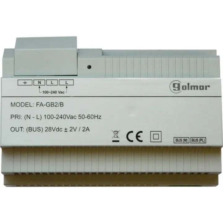 Alimentation Modulaire Bus Gb2 28 Vcc / 31 Va, 8 Modules Din