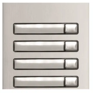 Module Nexa Aluminium4 Bouton Poussoir Sur 1 Rangée