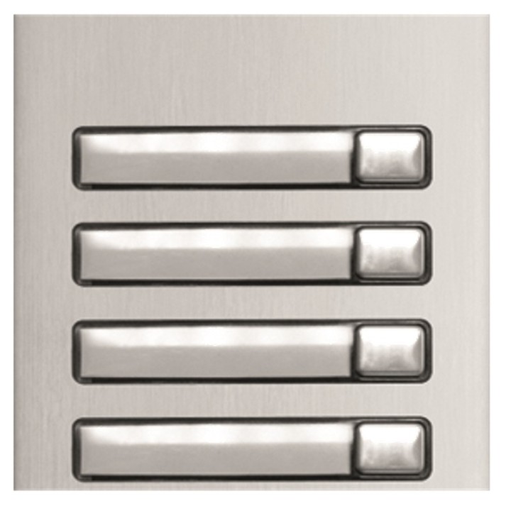 Module Nexa Aluminium4 Bouton Poussoir Sur 1 Rangée