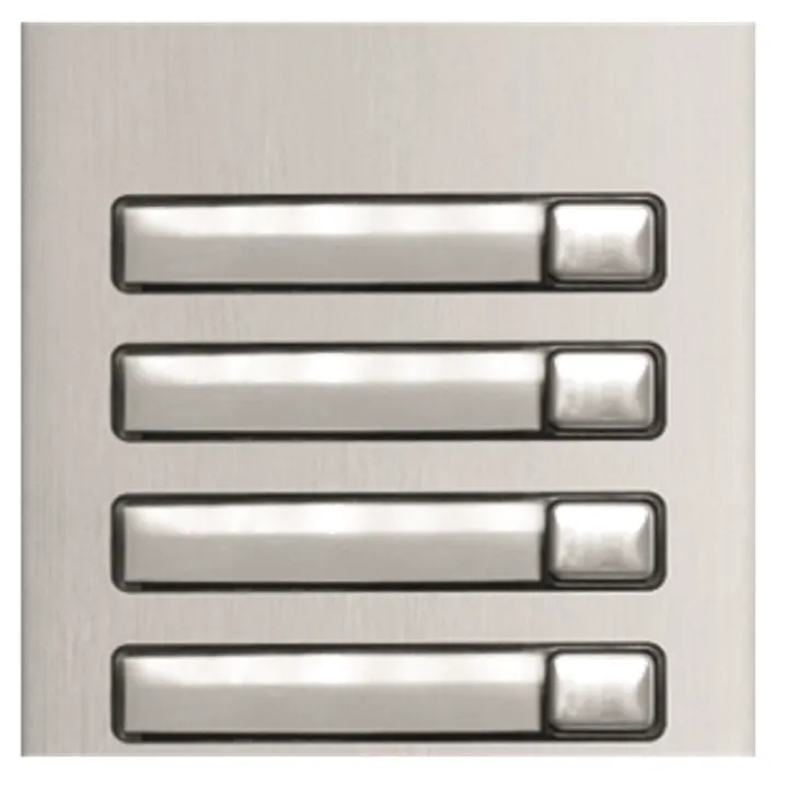 Module Nexa Aluminium4 Bouton Poussoir Sur 1 Rangée